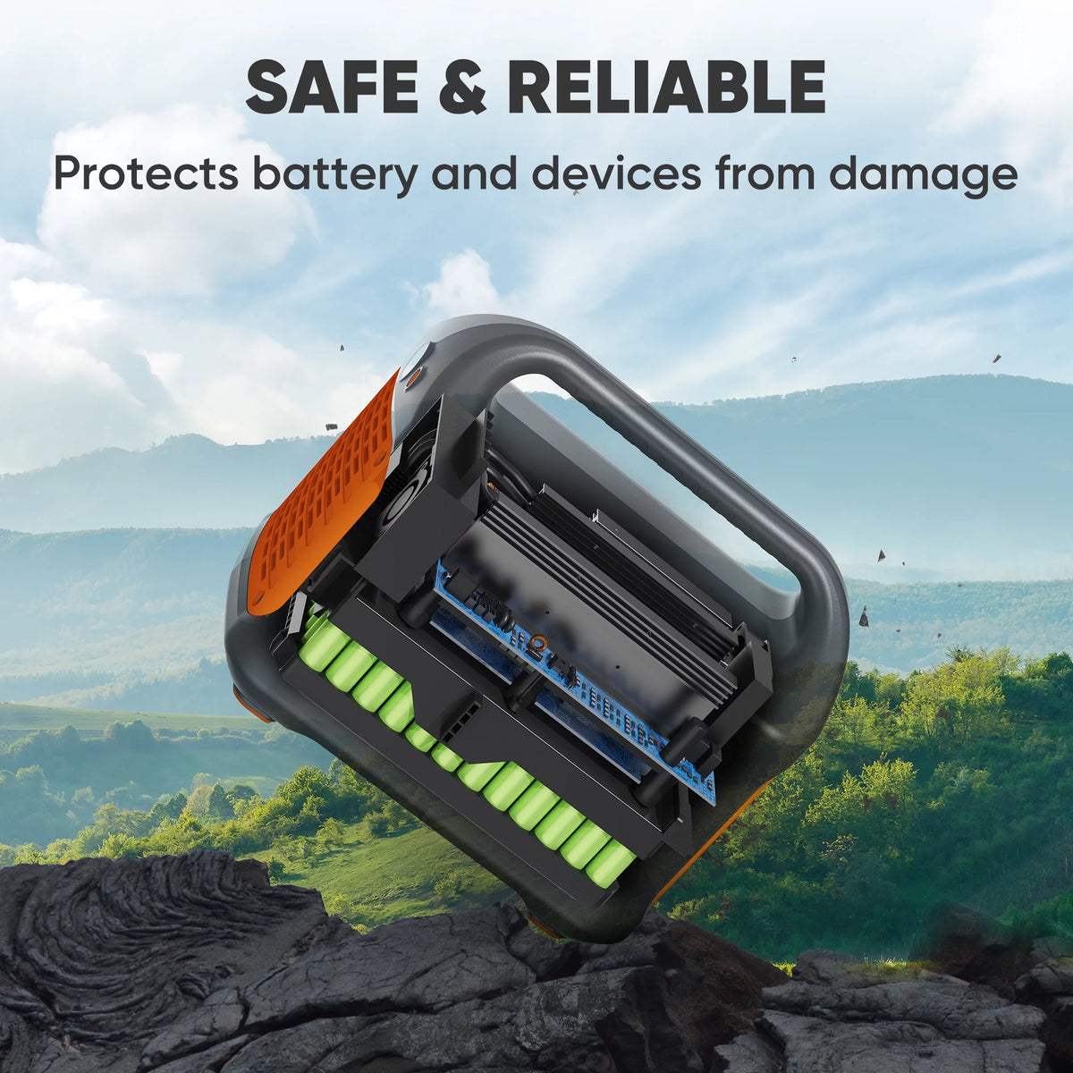 1002Wh Portable Power Station with 100W Solar Panels X647