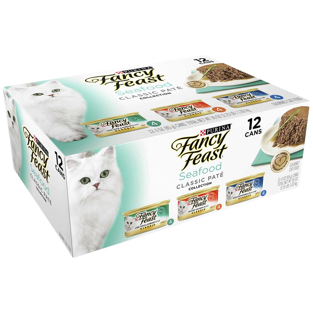 Seafood Classic Pate Wet Cat Food X89693
