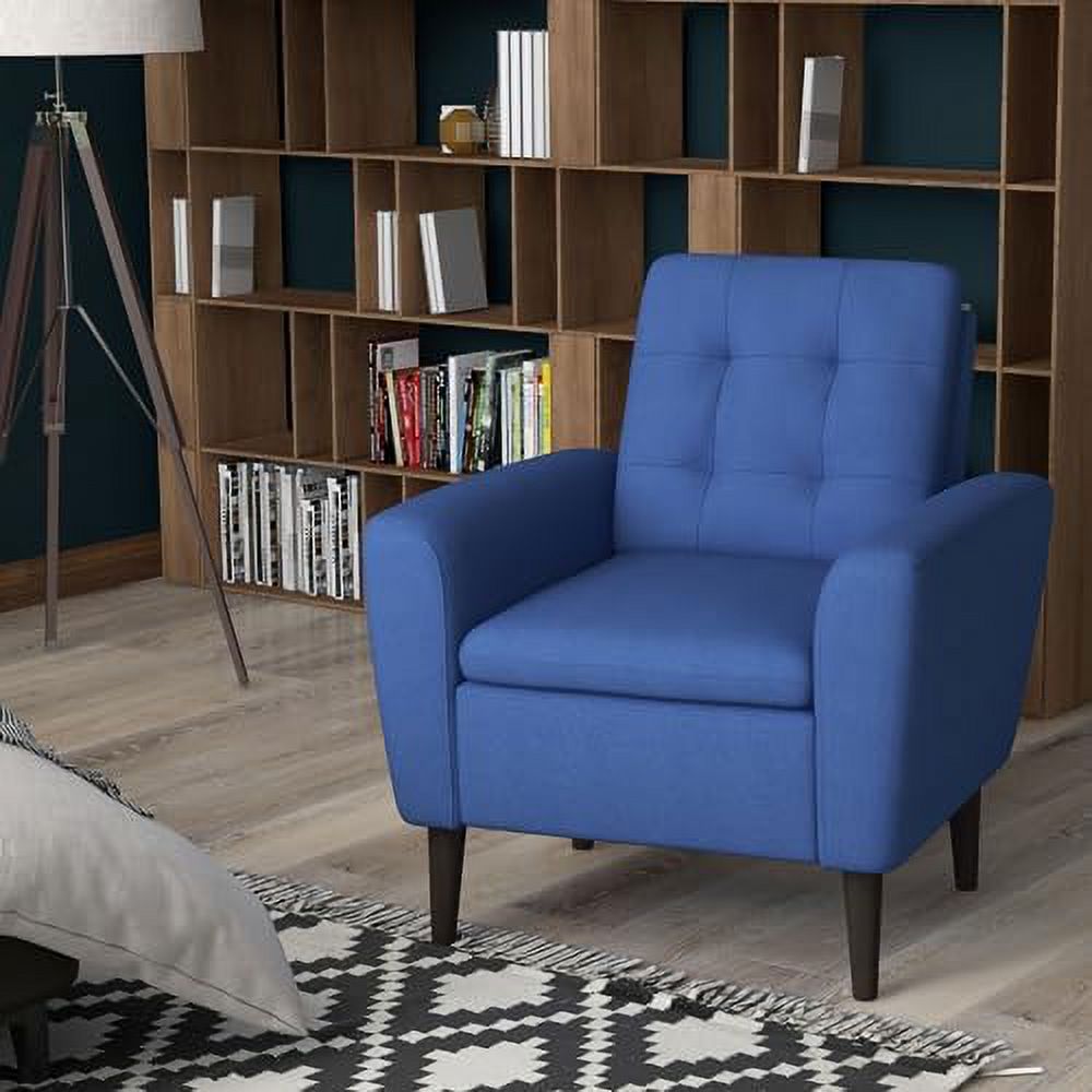 Yellow Upholstered Fabric Accent Chair S57507
