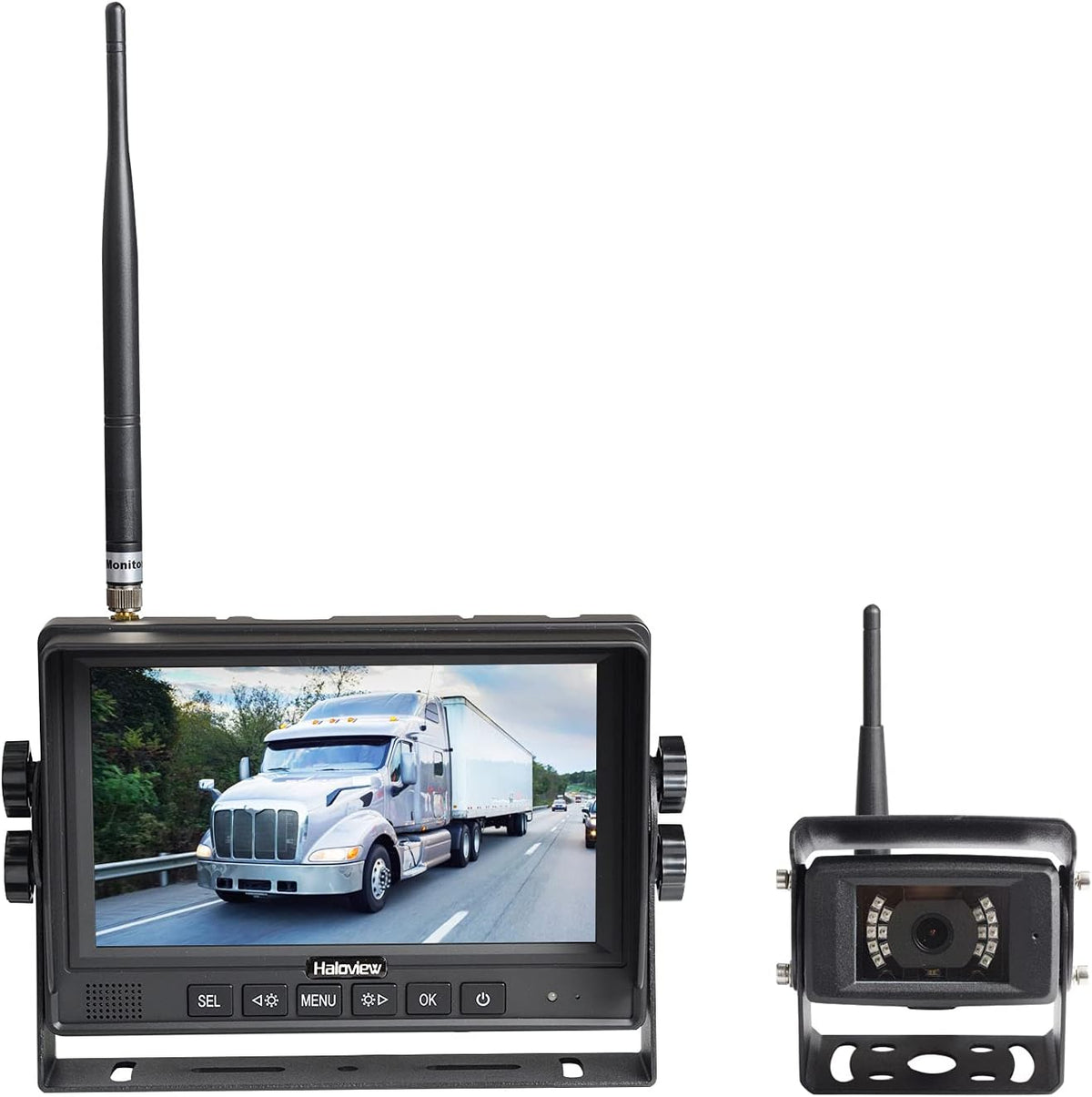 Wireless RV Backup Camera System 7'' Monitor with Infrared Night Vision M67731