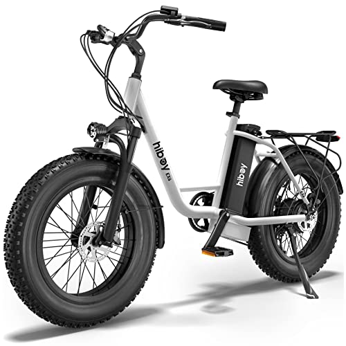 Electric Bike with 960W Peak Motor, 25mph Max Speed, 720WH Removable Battery, 20" Electric Bicycle with Shimano 7 Speed and Front Suspension Y1380