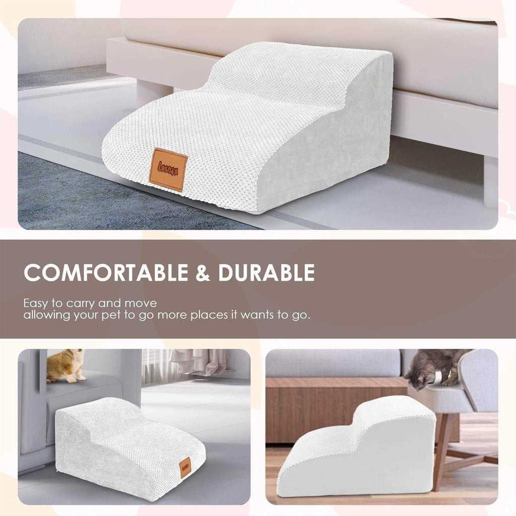 2-Step 30D Foam Pet Stairs with Waterproof Cover P386