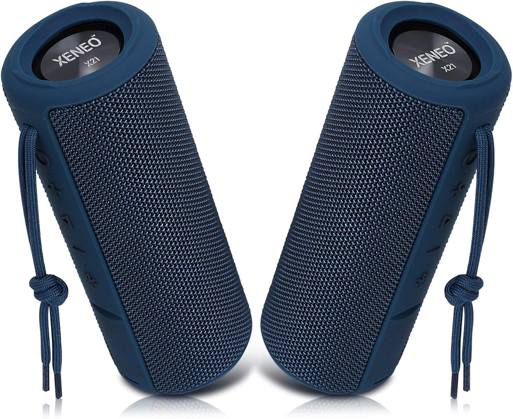 Portable Outdoor Wireless Bluetooth Speaker with FM Radio, Micro SD Card Slot, AUX, Hard Travel Case Included N680758