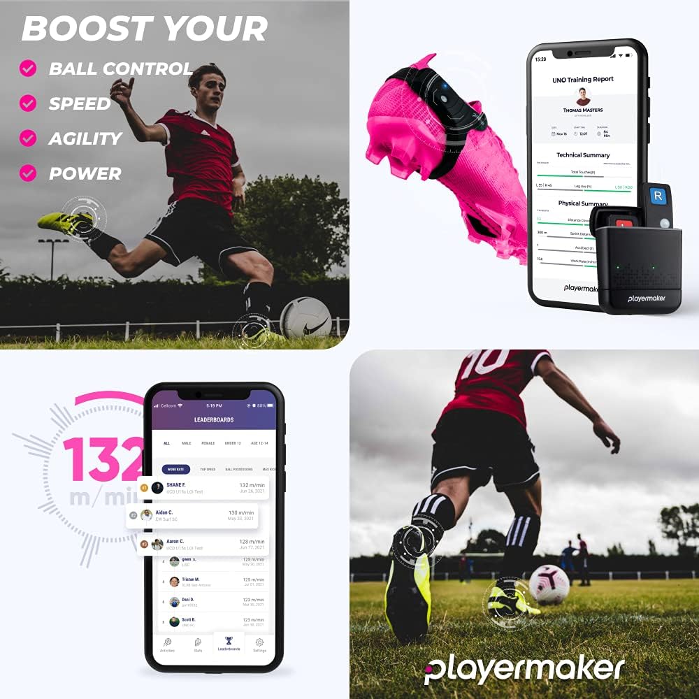 Smart Soccer Activity Tracker Wearable Foot Sensor Equipment Y2188