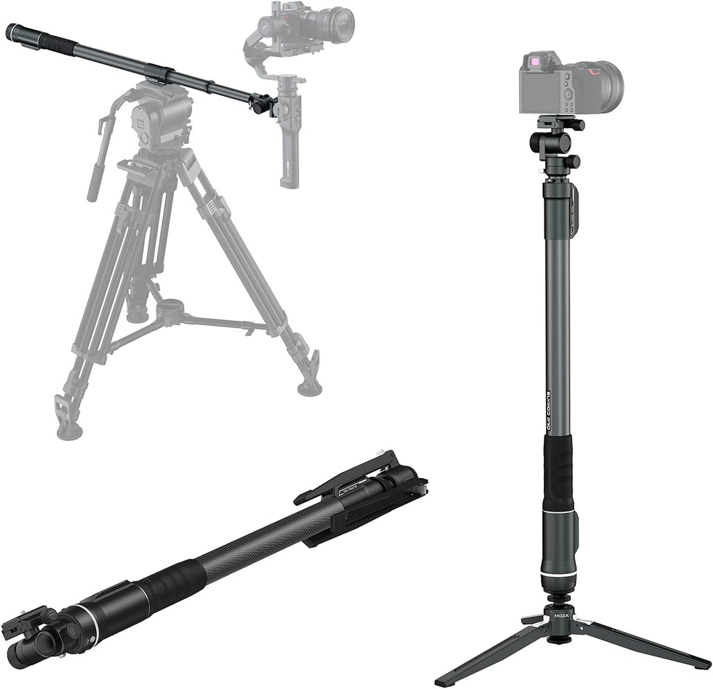 Motorized Camera Slider Monopod with Pan and Tilt Head & Tripod X3445
