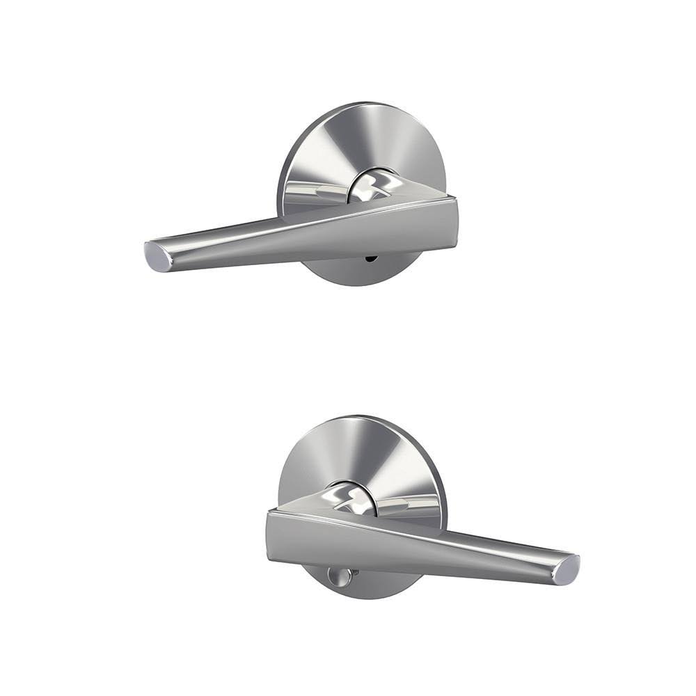 Bright Chrome Door Lever Set F498268