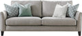 Grey Curved Arm Sofa T635