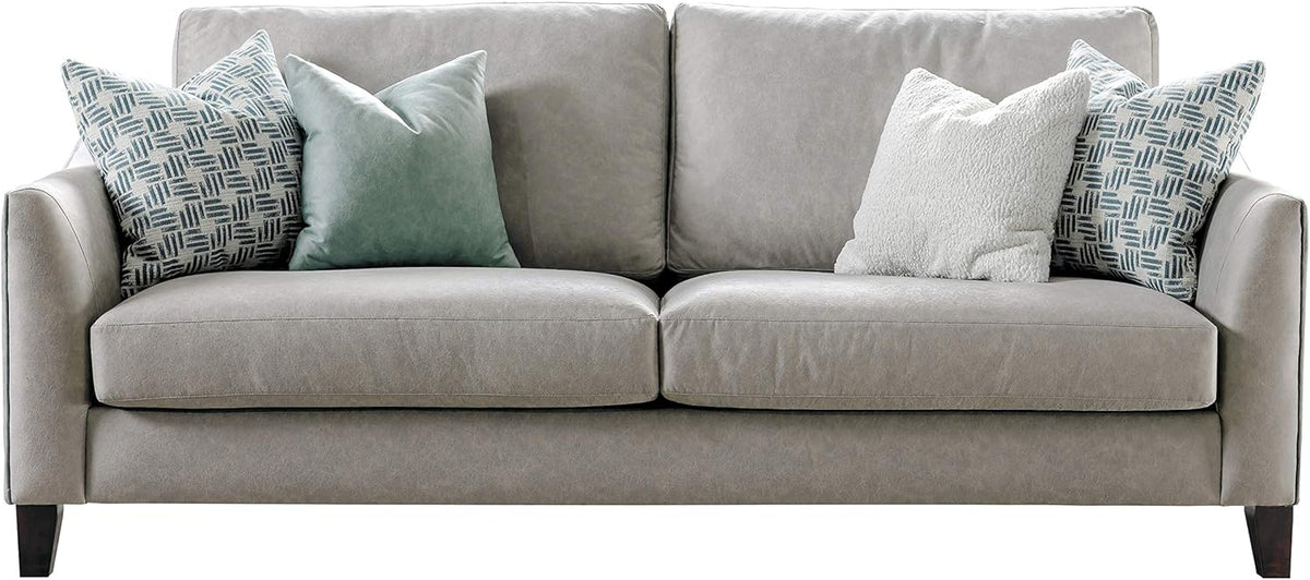 Grey Curved Arm Sofa T635