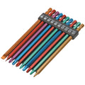 6 in. Color Coded Power Bit Set, 10 Piece U30342