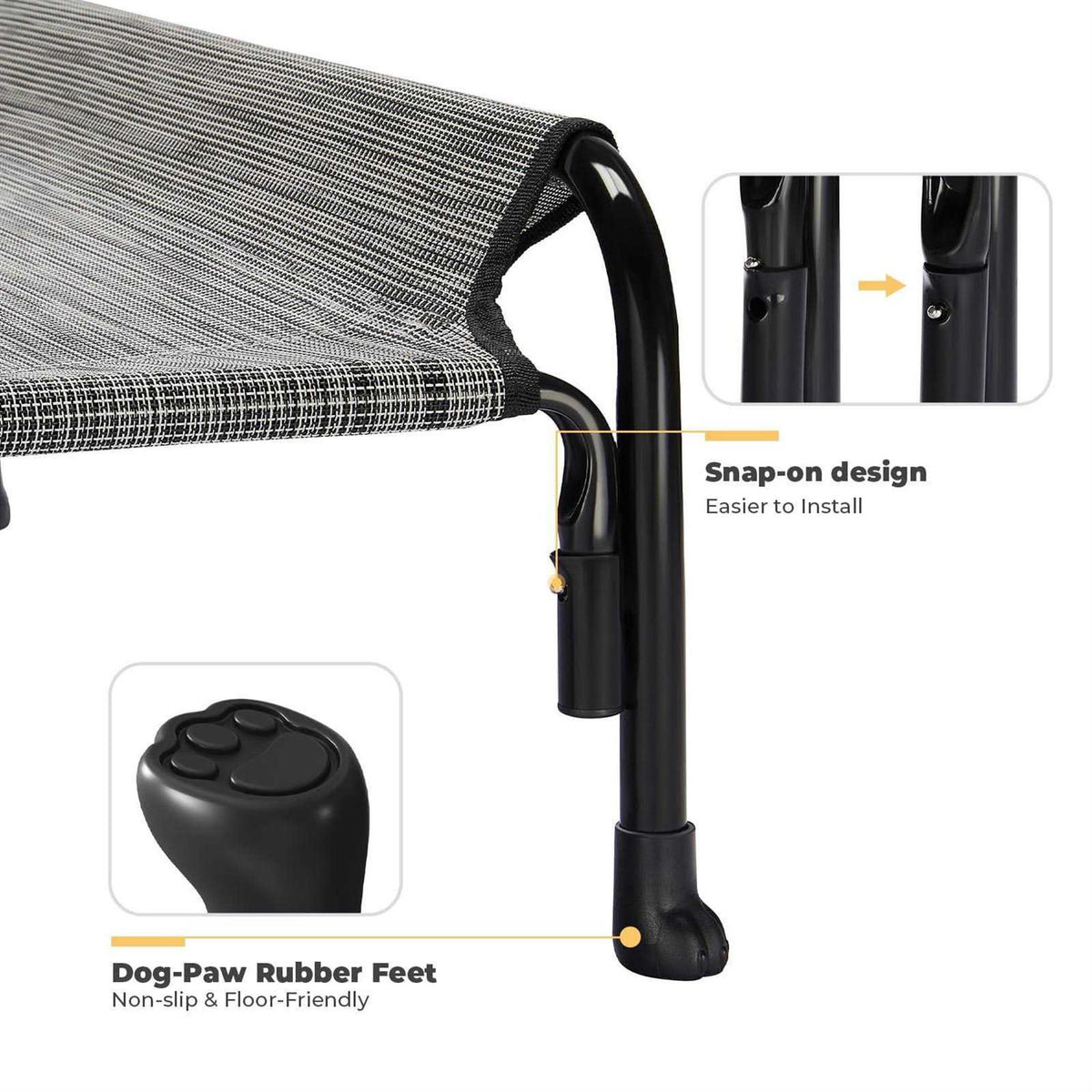 Elevated Dog Bed with Washable Mesh J891