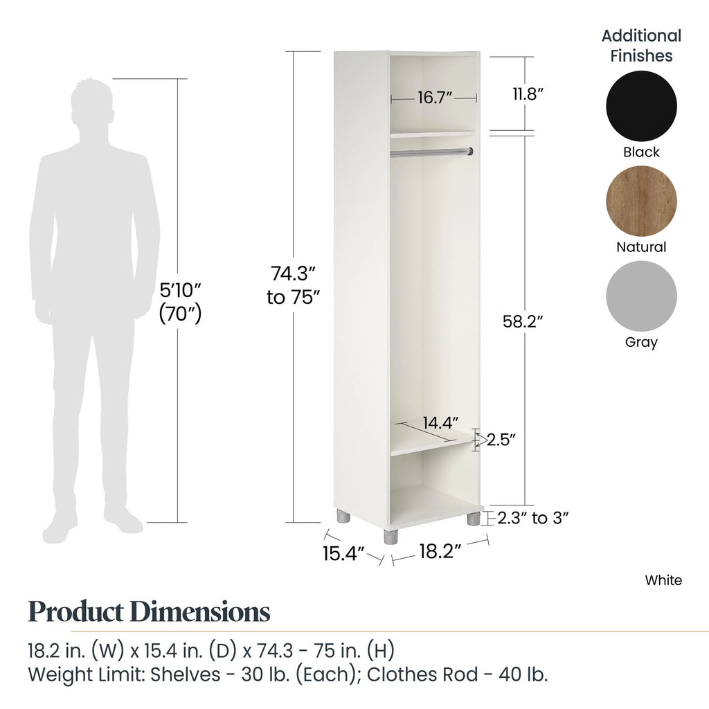 18" Wide Mudroom Cabinet J331506