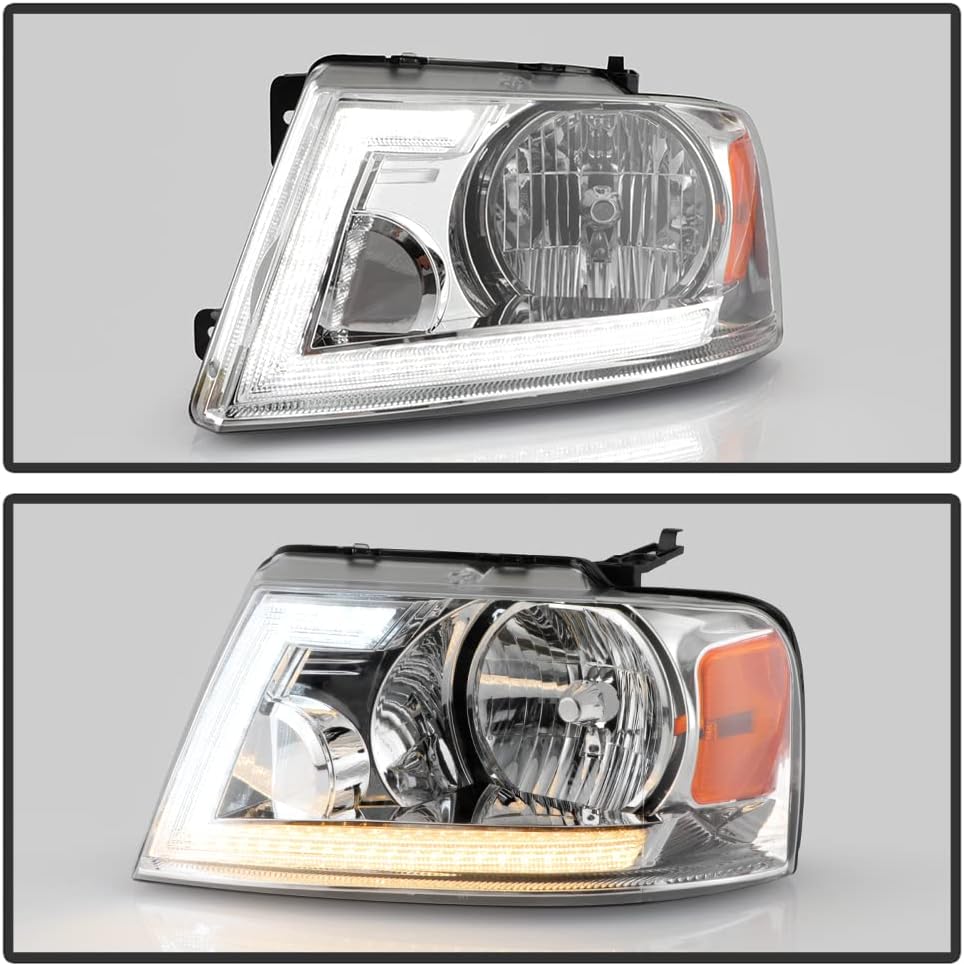 Chrome LED Headlights Pair X732861