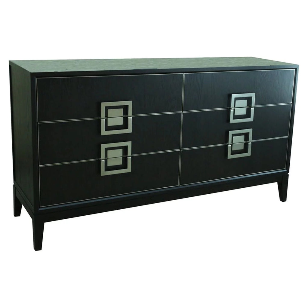 Espresso 6 Drawer Wood Dresser Y665221