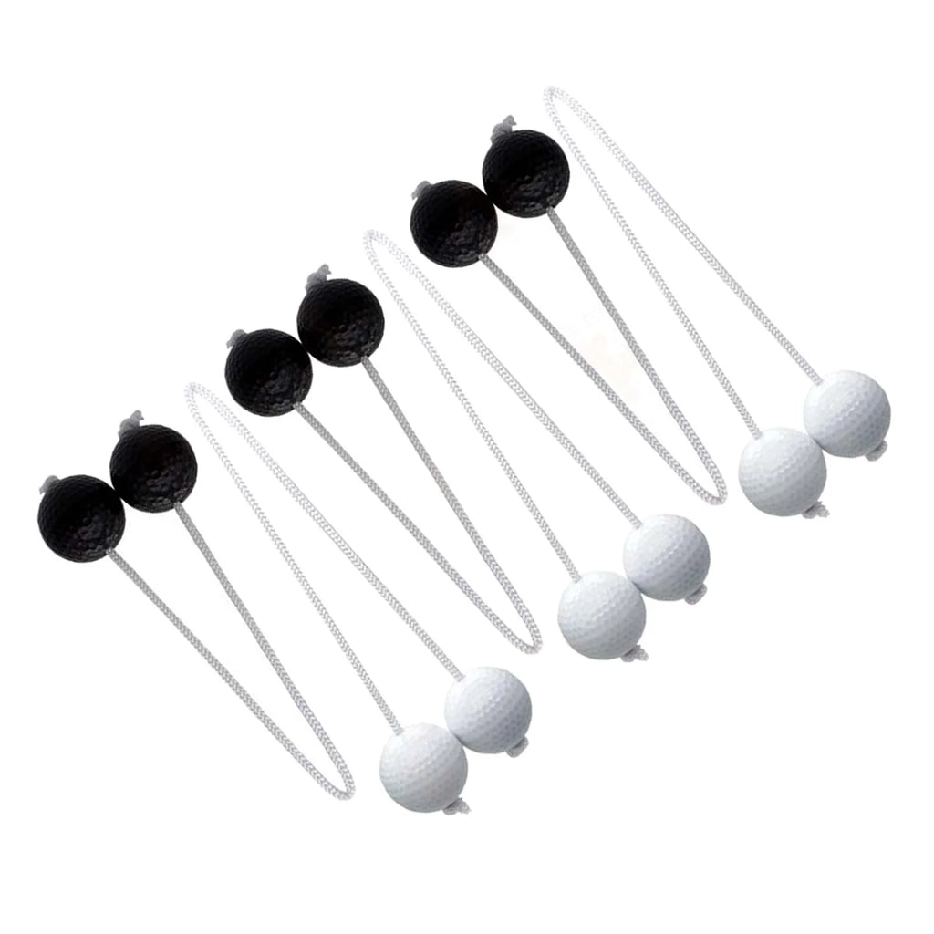 Ladder Throwing Game Outdoor Lawn Yard Beach Game Black and White V5194