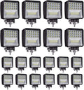 4 inch 126W Square LED Work Light (20 Pack) B377