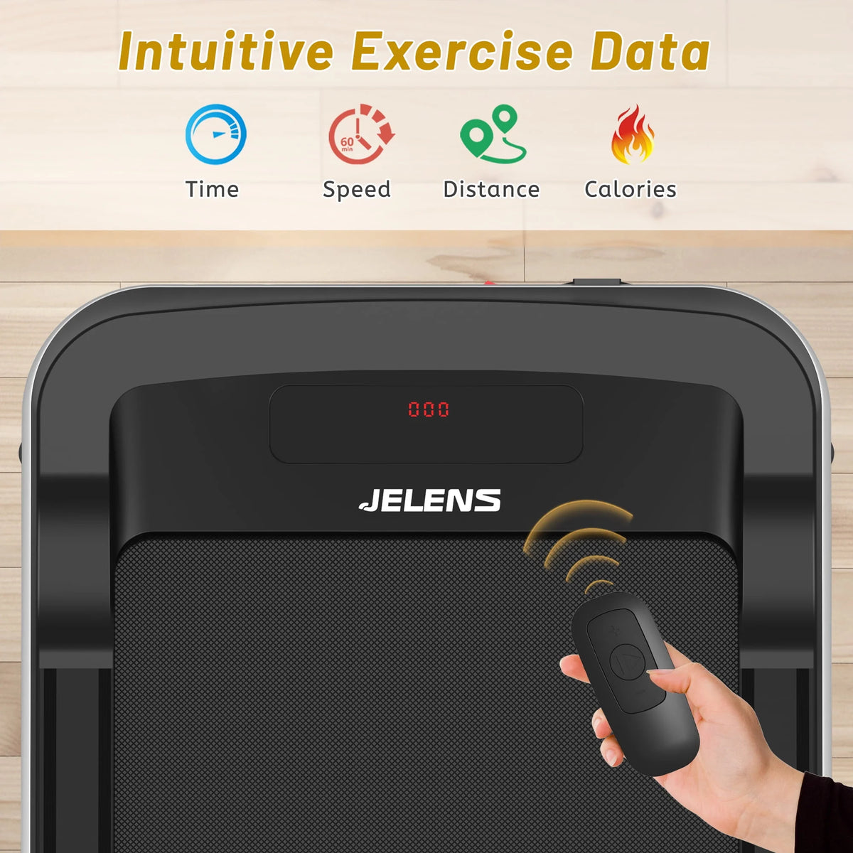 2 in 1 Portable Treadmill with Remote Control W65062