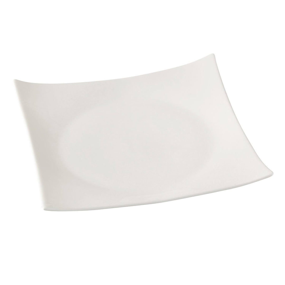 Square Porcelain Sushi Plate, White, 12 Packs X693