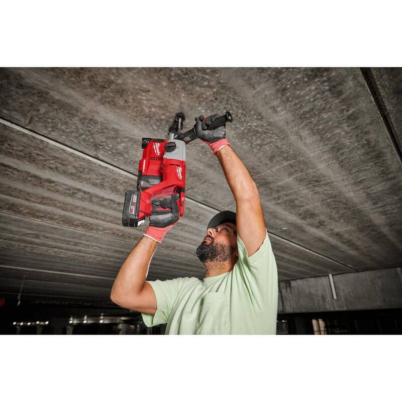 18V Brushless Cordless SDS-Plus Rotary Hammer with Angle Grinder R457