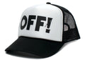 Black/White Truckers Cap Hat O59503