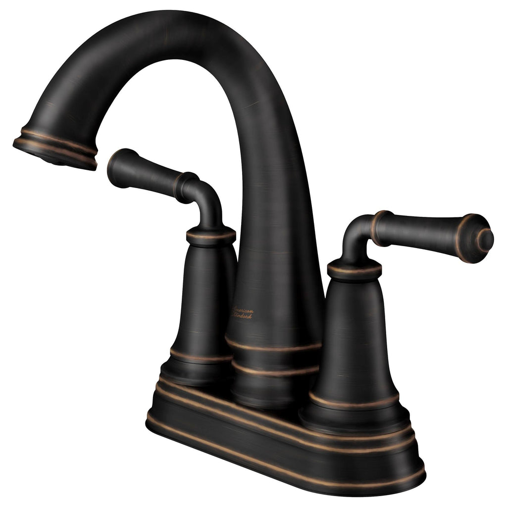 Polished Chrome Centerset Bathroom Faucet with Pop-Up Drain C818837