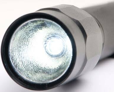 Black LED Flashlight D4060