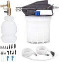 Vacuum Brake Bleeder Kit Pneumatic Tool Kit 2L Brake Fluid Extractor and 1L Refilling Bottle and Accessories Pack of 2 Y7573