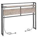Queen Size Headboard with 2 Outlets and 4 USB Ports L67335