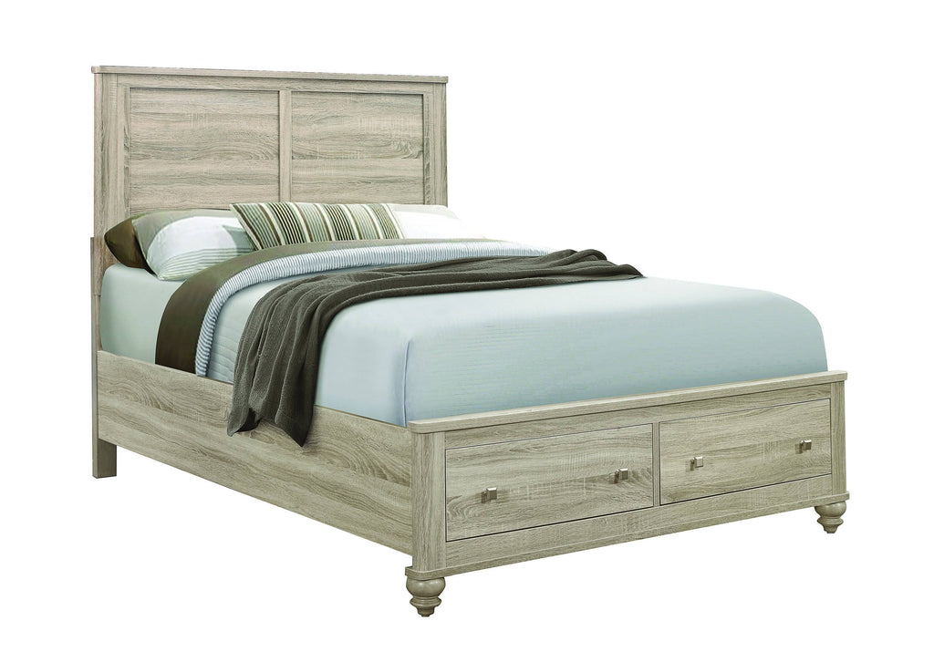 Natural Oak Full Bed O2353