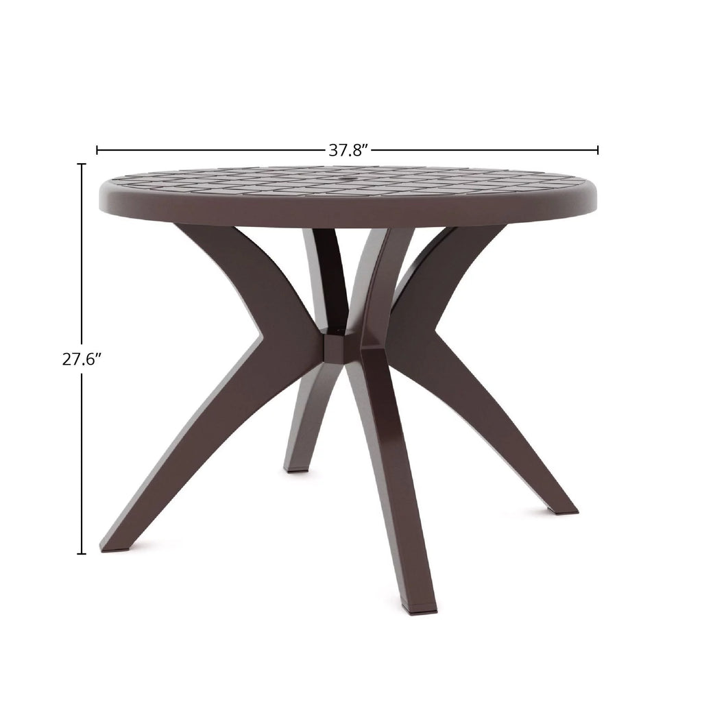 Brown Resin Patio Table N85733