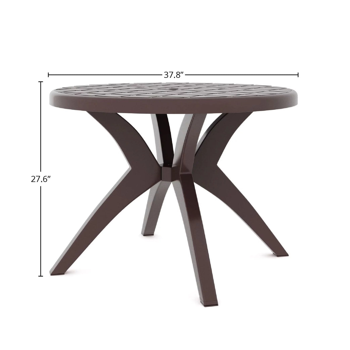 Brown Resin Patio Table N85733