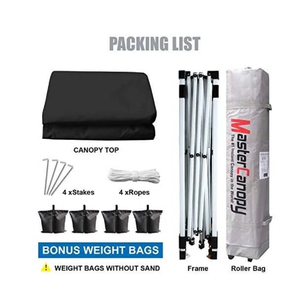 10x10 Pop-Up Canopy Tent with Wheeled Bag B422