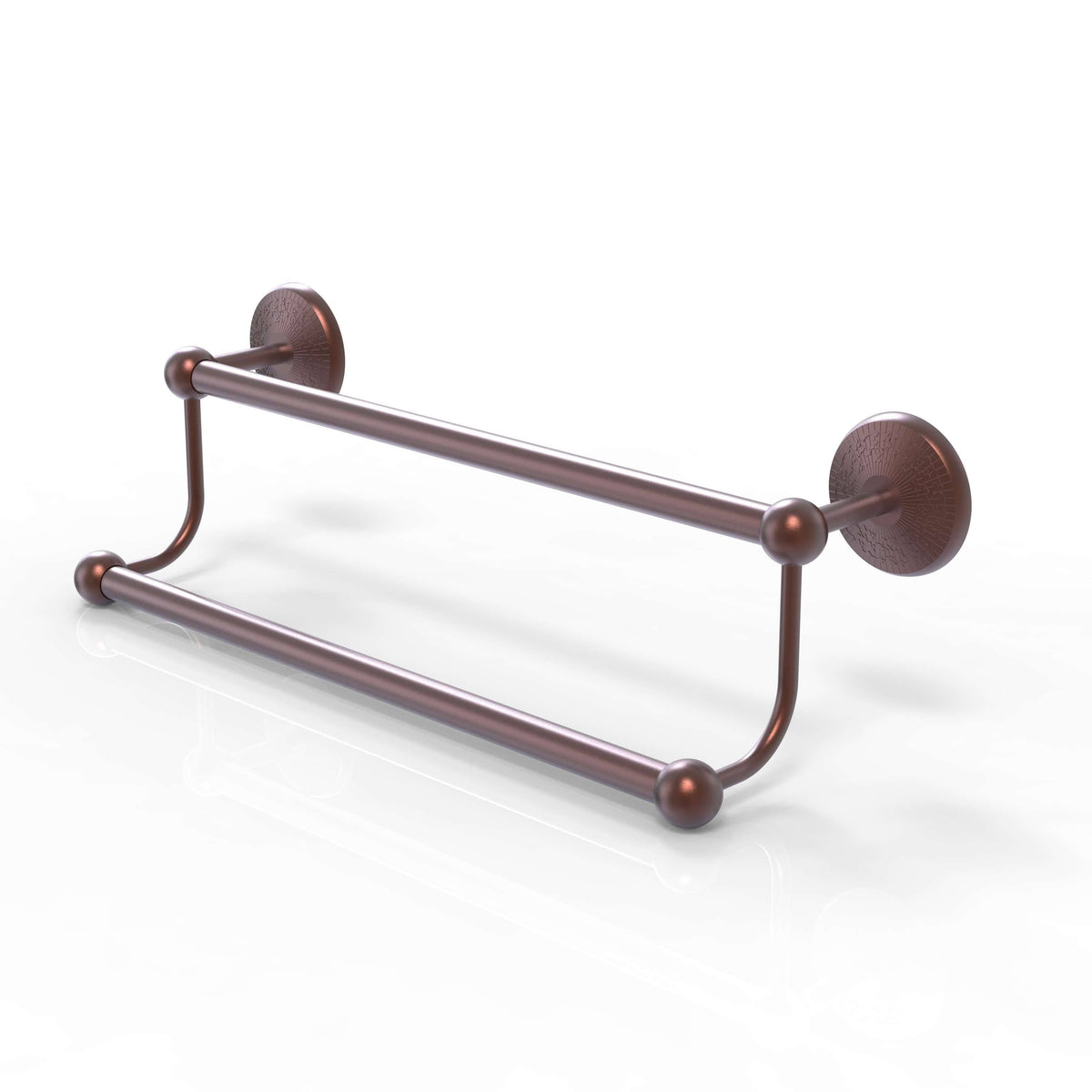18 inch Double Towel Bar Antique Copper J117