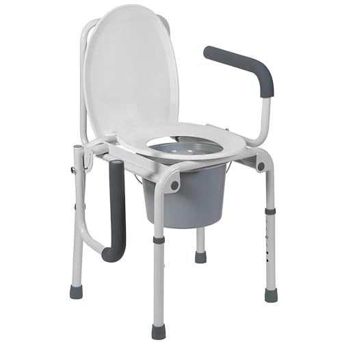 White Steel Portable Toilet W430