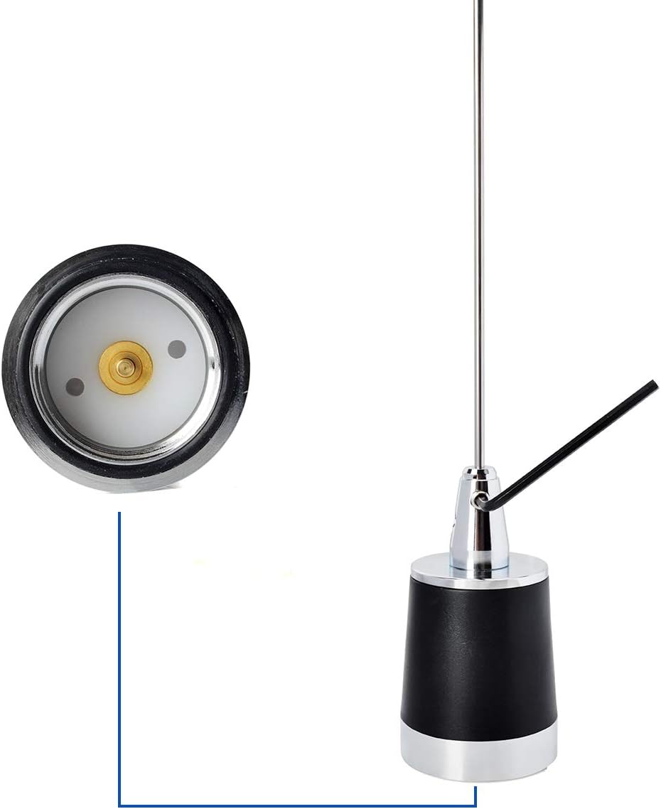 NMO Dual Band 144/430MHz Antenna with 13ft RG58 Coax Cable, Pack of 2 T5610
