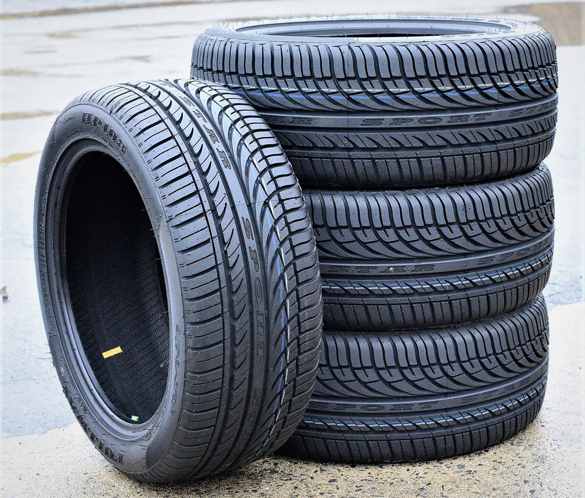 235/55R18 ZR 104W XL High Performance Tires Set of 4 G851038