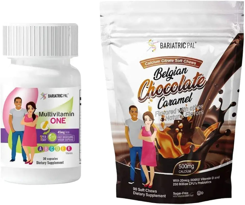 Bariatric Vitamin Bundle Multivitamin Capsule and Calcium Citrate Soft Chews Z2136