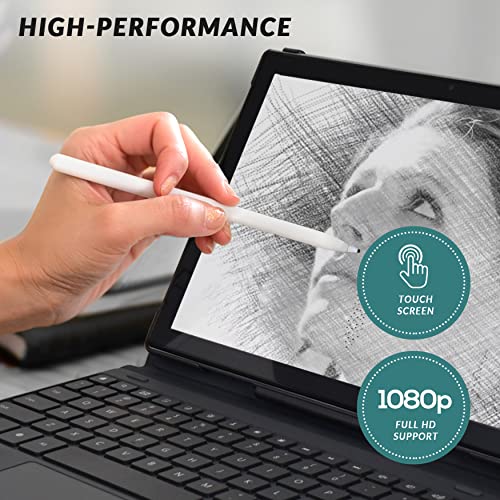 10 Inch Android Tablet 2 in 1 1080p HD 2GB RAM 32GB Storage Silver T3179