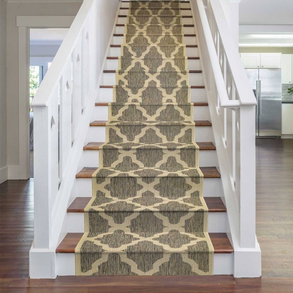 Trellis Tweed Stair Carpet Runner 2 foot R7727
