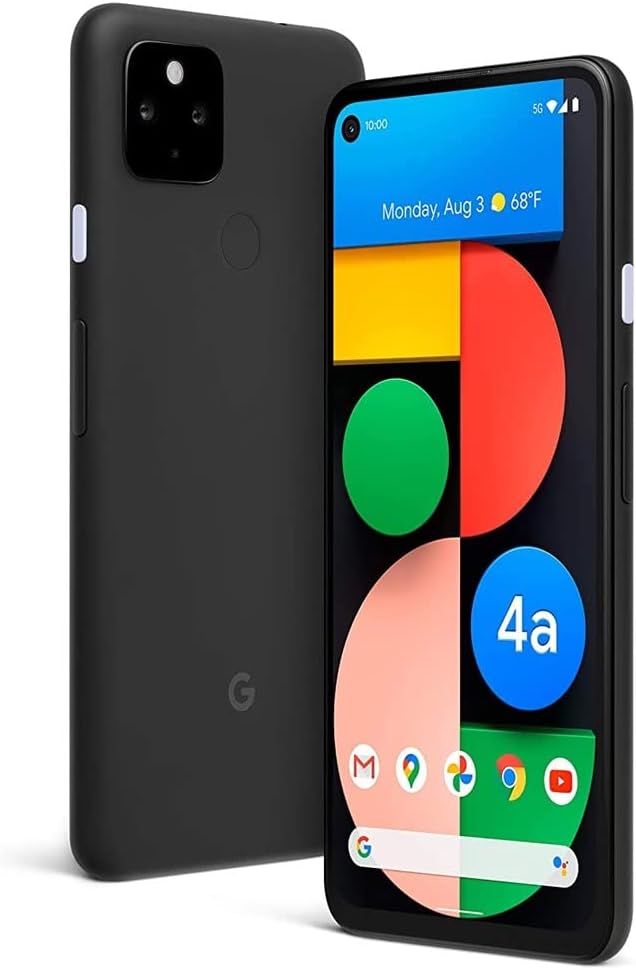 Pixel 4a with 5G 128GB 6GB 6.2" OLED 4K Dual Camera Unlocked Just Black I225