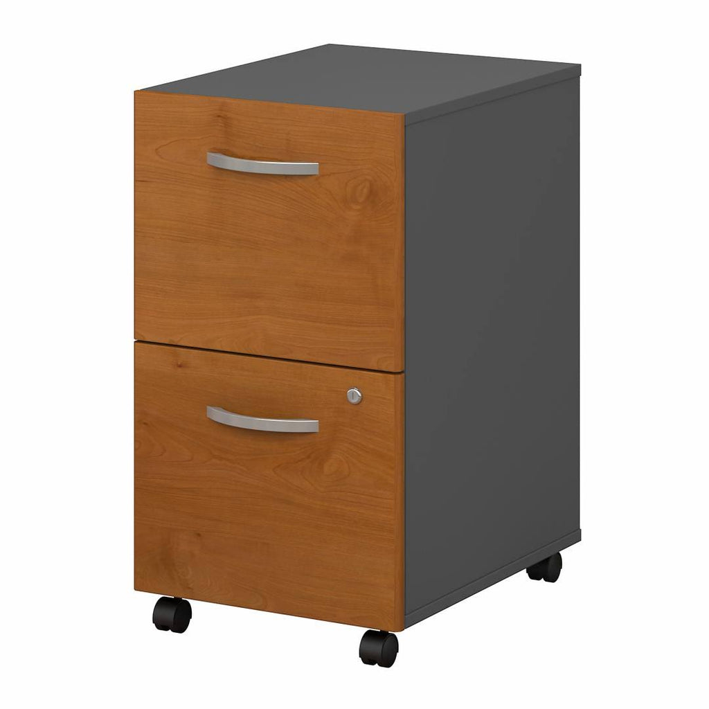 Natural Cherry 2-Drawer Mobile Filing Cabinet R664325