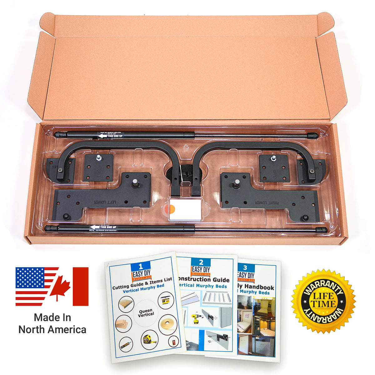 Queen Size Murphy Bed Hardware Kit E5115