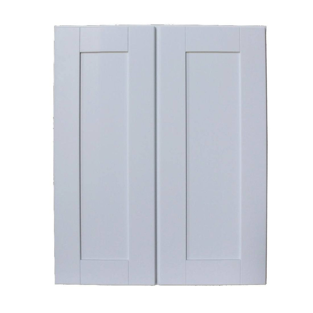 White Double Door Wall Cabinet V3620
