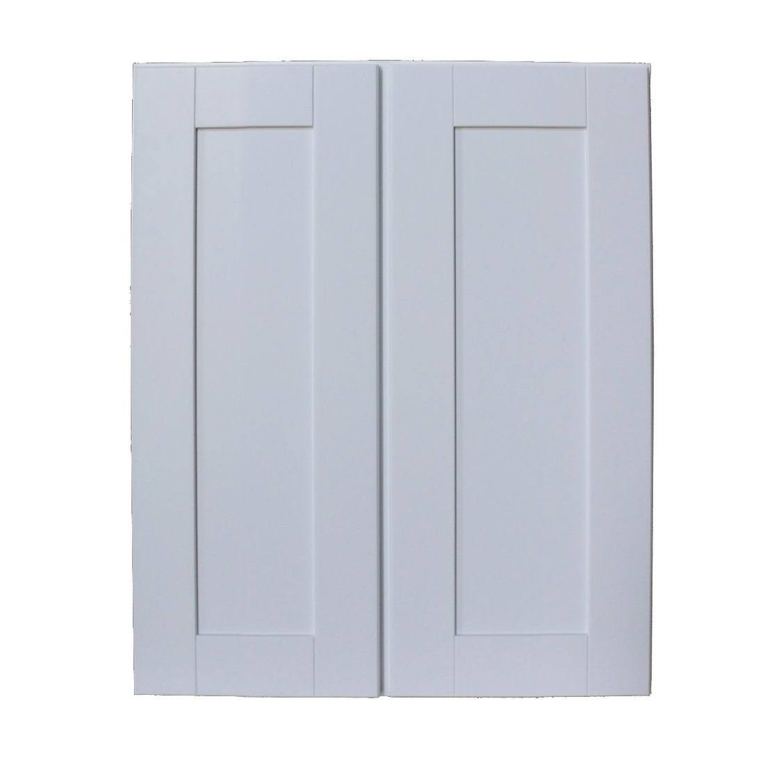 White Double Door Wall Cabinet V3620