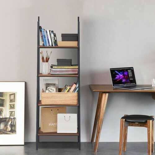 4 Tier Metal Bookcase Bookshelf B31773