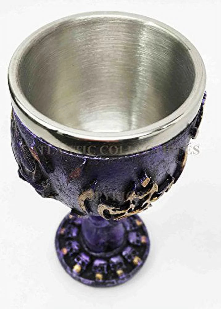 Purple 5oz Wine Goblet Chalice T362