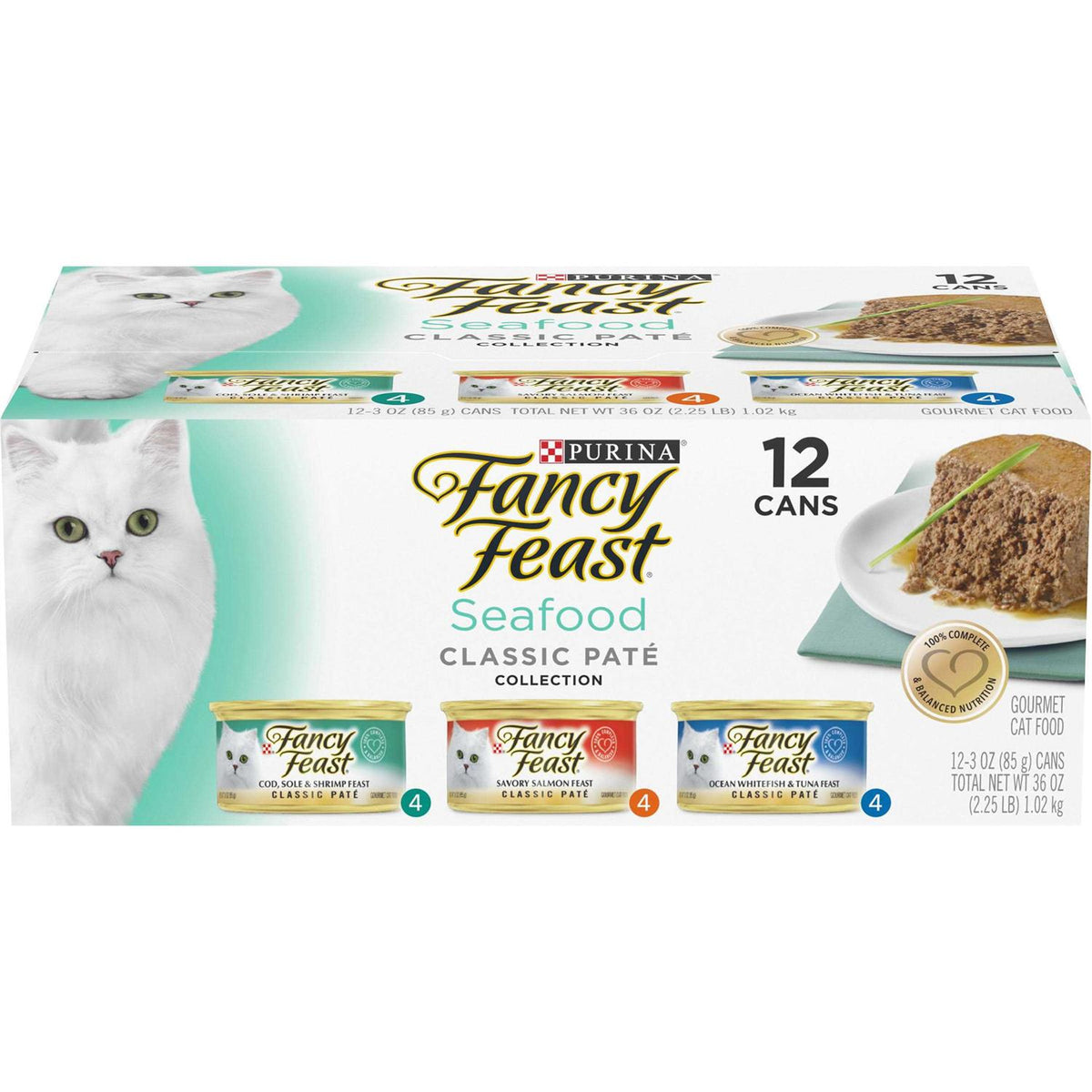 Seafood Classic Pate Wet Cat Food X89693