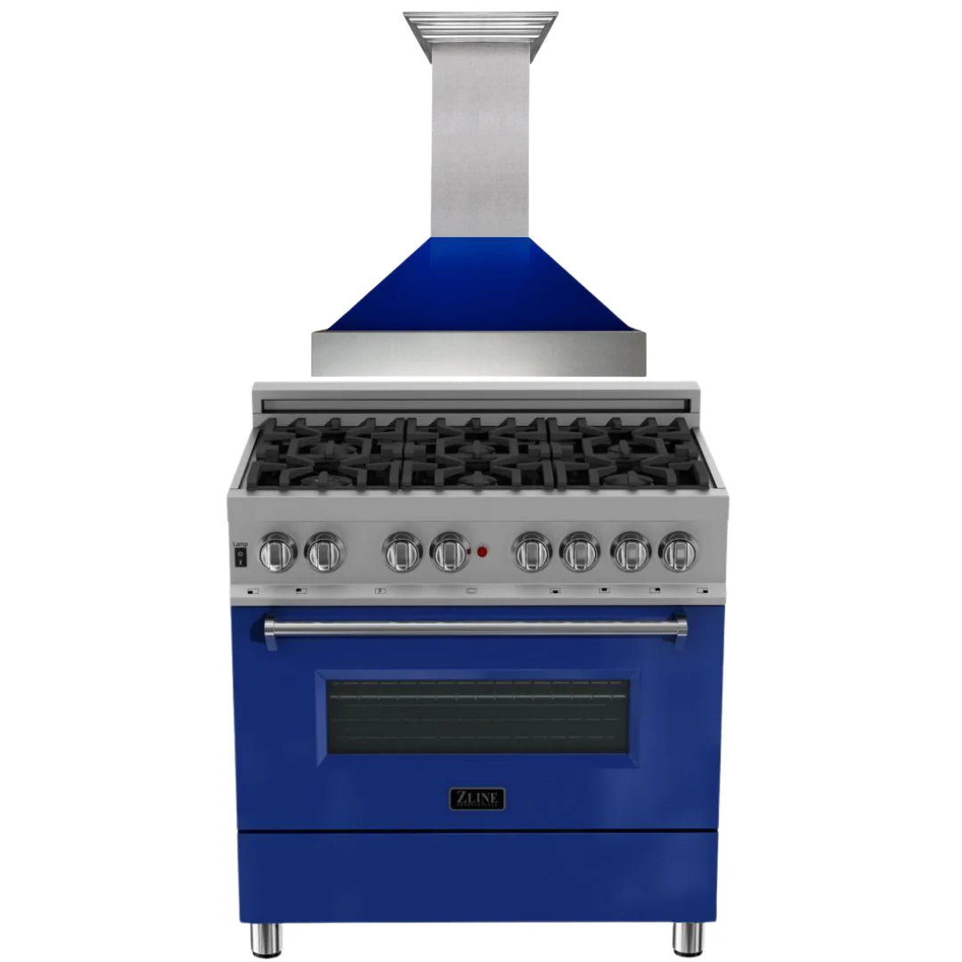 36 Dual Fuel Range with Range Hood Appliance Package G271930