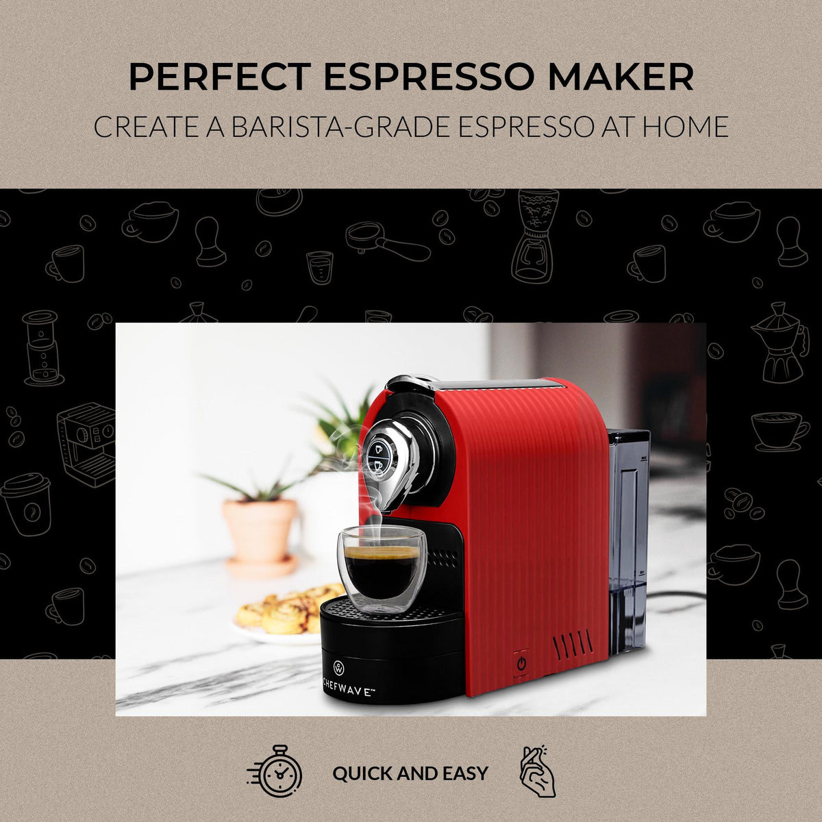 Mini Espresso Machine for Nespresso Capsules I955260