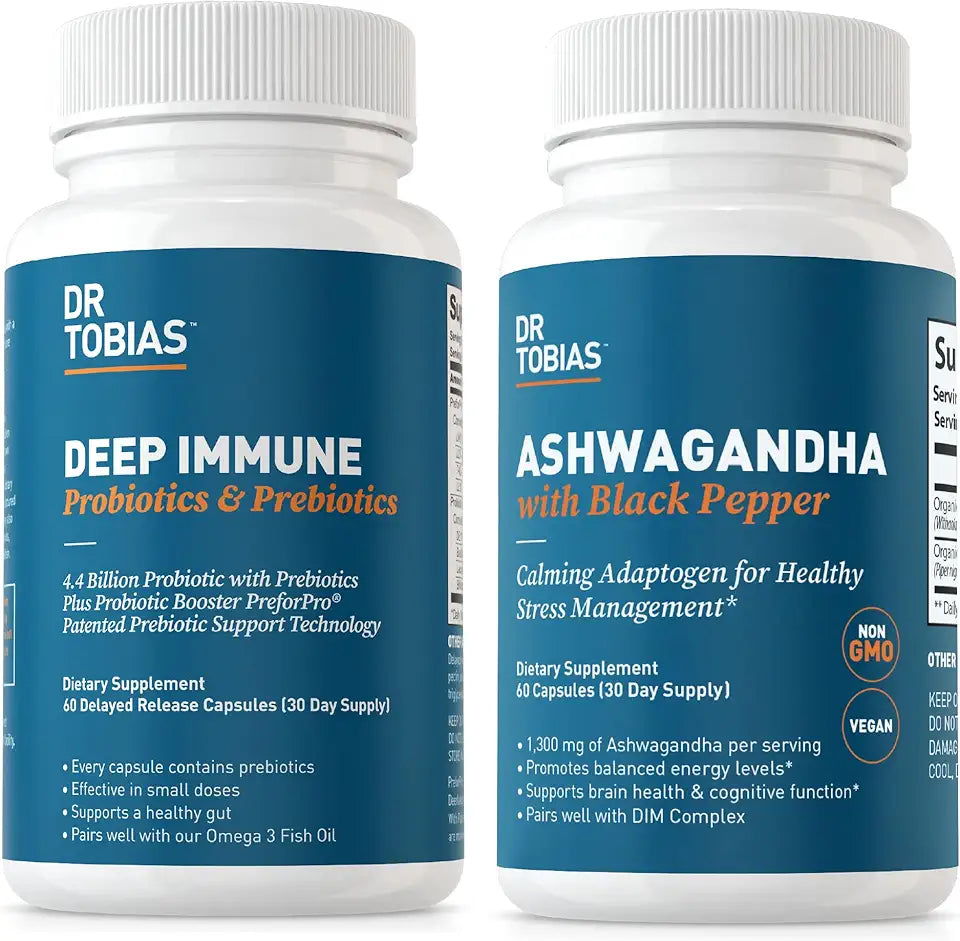 Probiotics & Prebiotics and Ashwagandha Capsules D215389