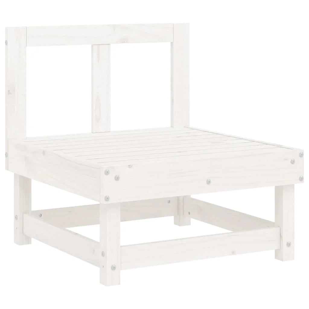 White Solid Wood Pine Sofa with Cushions L871